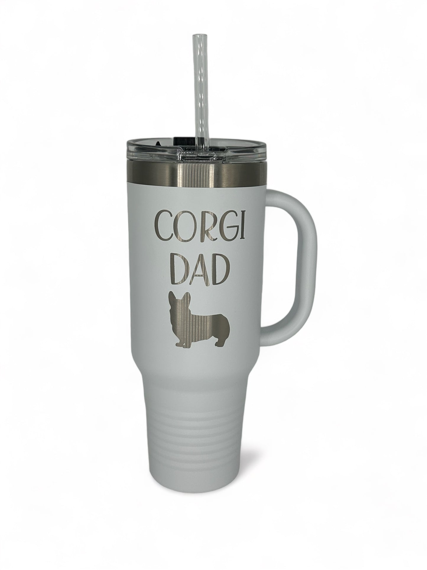 40 oz Corgi Dad Travel Mug
